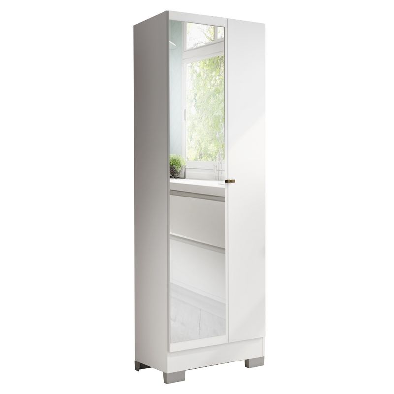 Armario-Multiuso-Lavanderia-Cozinha-2-Portas-com-Espelho-547-Carraro-Branco-01 ML