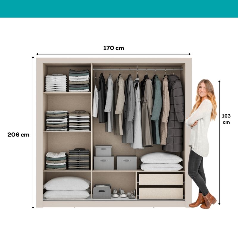 Roupeiro-Doha-3-portas-com-2-gavetas-1-Espelho-Central-Off-White-com-Linho-07