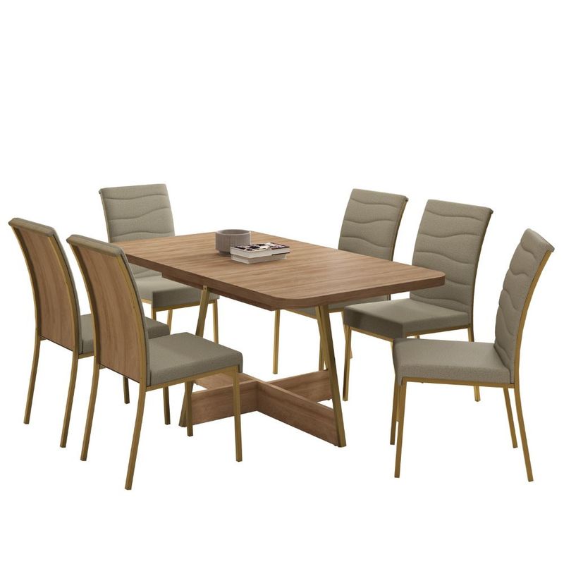 Conjunto-Sala-de-Jantar-6-Cadeiras-Roses-Carraro-Carvalho-Dourado-01 ML