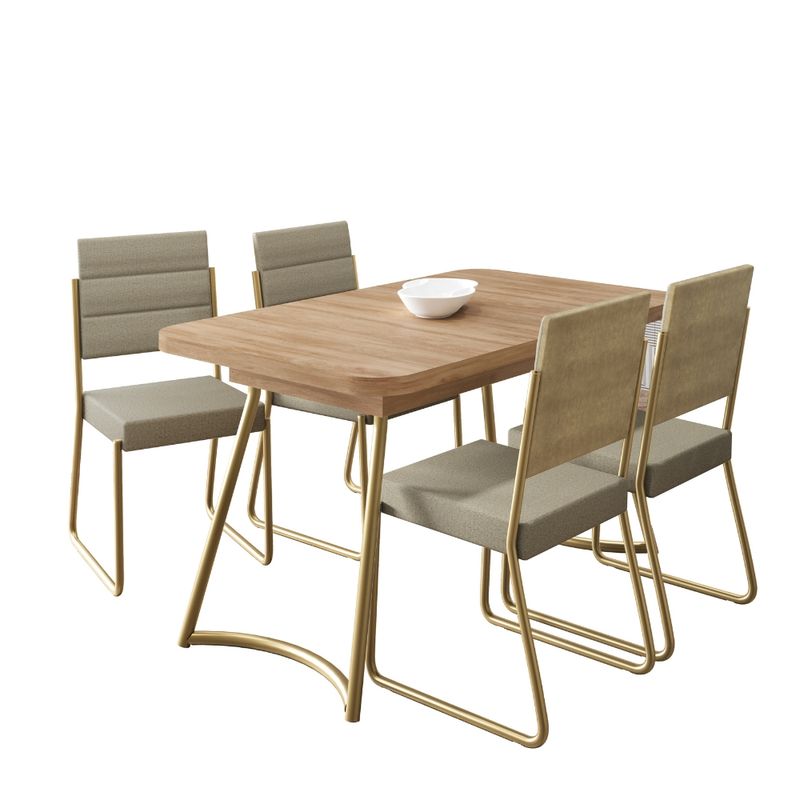 Conjunto-Sala-de-Jantar-4-Cadeiras-Hilli-Carraro-Carvalho-Dourado-01 ML