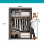 1182-Guarda-Roupa-Solteiro-com-Espelho-2-Portas-de-Correr-Nero-Carraro-Branco-c-Noce-07