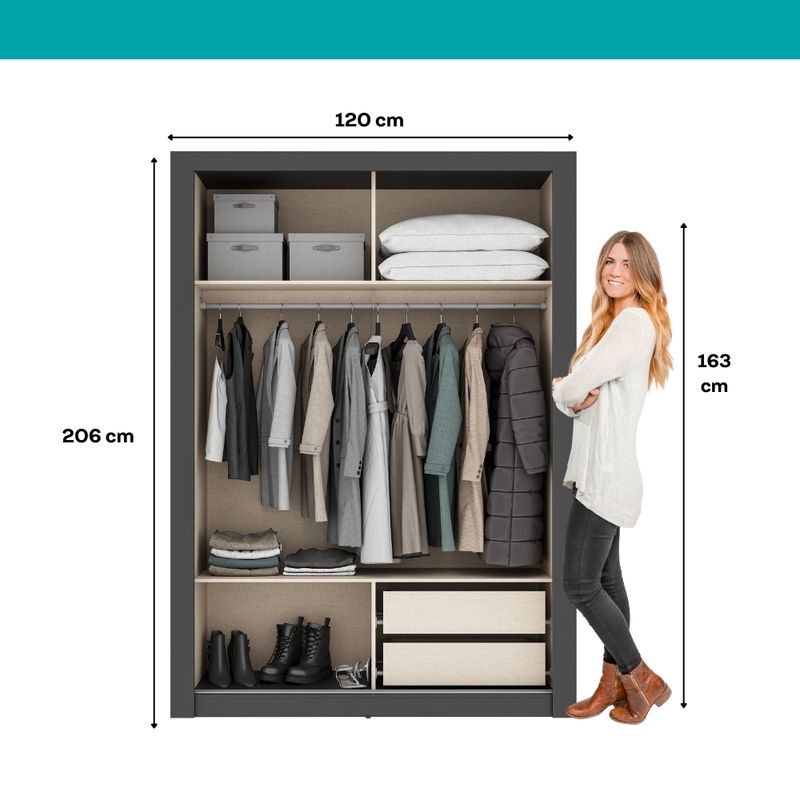 1182-Guarda-Roupa-Solteiro-com-Espelho-2-Portas-de-Correr-Nero-Carraro-Branco-c-Noce-07