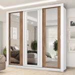 1183-Guarda-Roupa-Casal-3-Portas-Doha-c-1-Gaveteiros-e-3-Espelhos-Carraro-Branco_Freijo_01