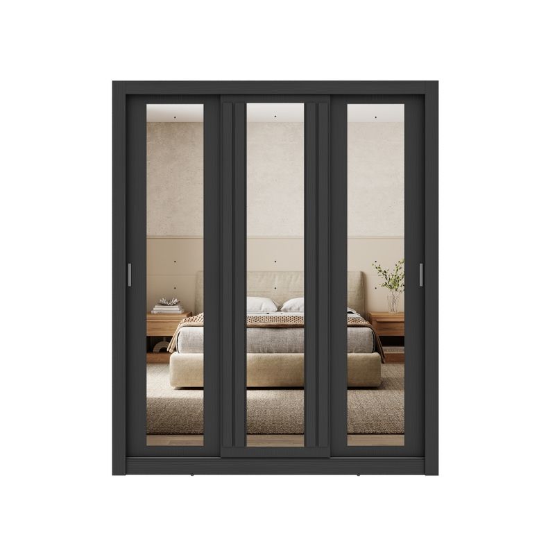 1183-Guarda-Roupa-Casal-3-Portas-Doha-1-Gaveteiro-3-Espelhos-Carraro-Preto-Touch_02