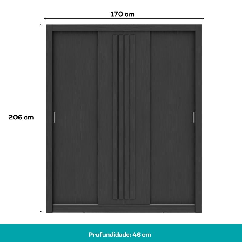 1183-Guarda_Roupa_Casal_3_Portas_1_Gaveteiro_Doha_Carraro_Preto_Touch_04