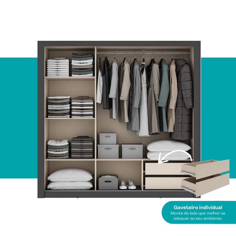 1183-Guarda_Roupa_Casal_3_Portas_1_Gaveteiro_Doha_Carraro_Preto_Touch_05