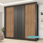 1183-Guarda_Roupa_Casal_3_Portas_1_Gaveteiro_Doha_Carraro_Preto_Touch_09
