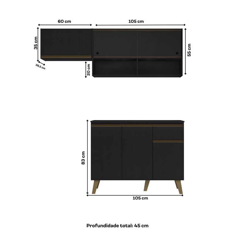 Kit-2-Portas-de-vidro-1-Basculante-1-Balcao-Atlanta-Carraro-Preto-Touch-04
