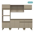 Armario-de-Cozinha-Completa-c-Balcao-Atlanta-Prime-Carraro-Preto-Touch -2-