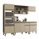 Armario-de-Cozinha-Completa-c-Balcao-Atlanta-Prime-Carraro-Preto-Touch