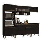 Armario-de-Cozinha-Completa-c-Balcao-Atlanta-Prime-Carraro-Preto-Touch