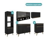 Armario-de-Cozinha-Completa-c-Balcao-Atlanta-Prime-Carraro-Preto-Touch -3-