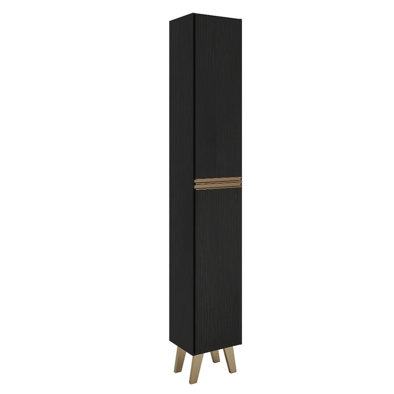Paneleiro-2-Portas-3-Prateleiras-Atlanta-Carraro-Preto-Touch-01-ML