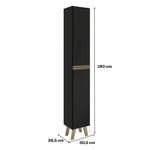 Paneleiro-2-Portas-3-Prateleiras-Atlanta-Carraro-Preto-Touch-03