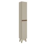Paneleiro-2-Portas-3-Prateleiras-Atlanta-Carraro-Amendoa-01-ML