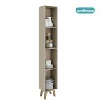 Paneleiro-2-Portas-3-Prateleiras-Atlanta-Carraro-Amendoa-02