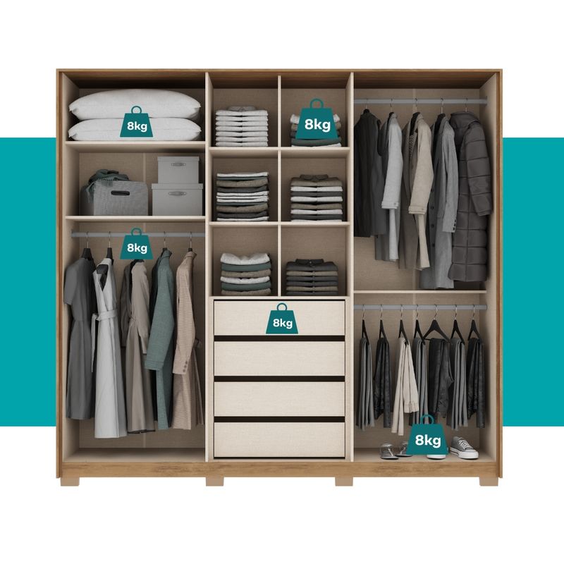Guarda-Roupa-Casal-6-portas-4-Gavetas-Monaco-Carraro-04