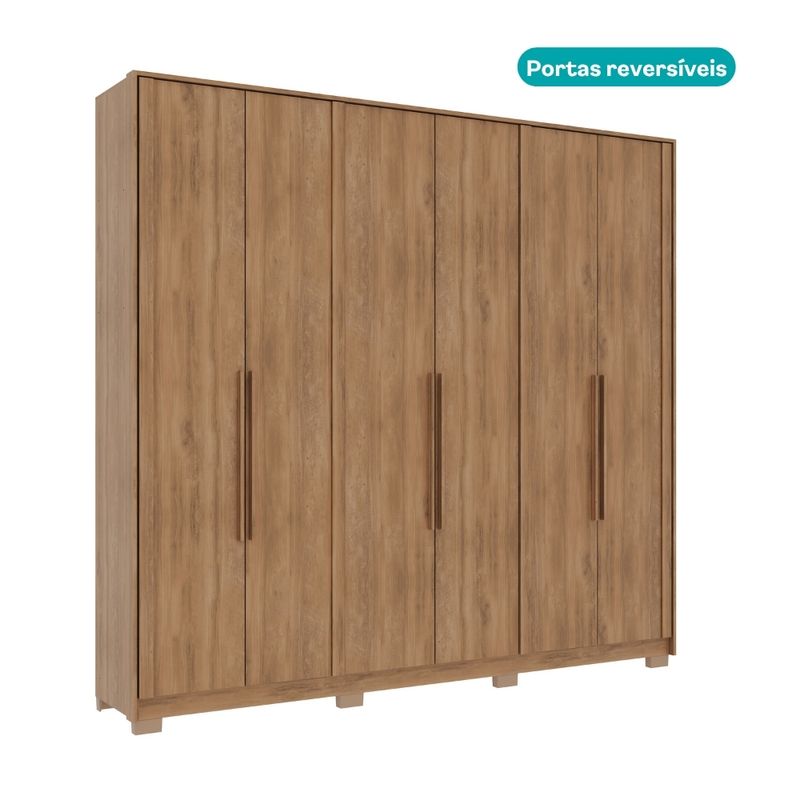 Guarda-Roupa-Casal-6-portas-4-Gavetas-Monaco-Carraro-05