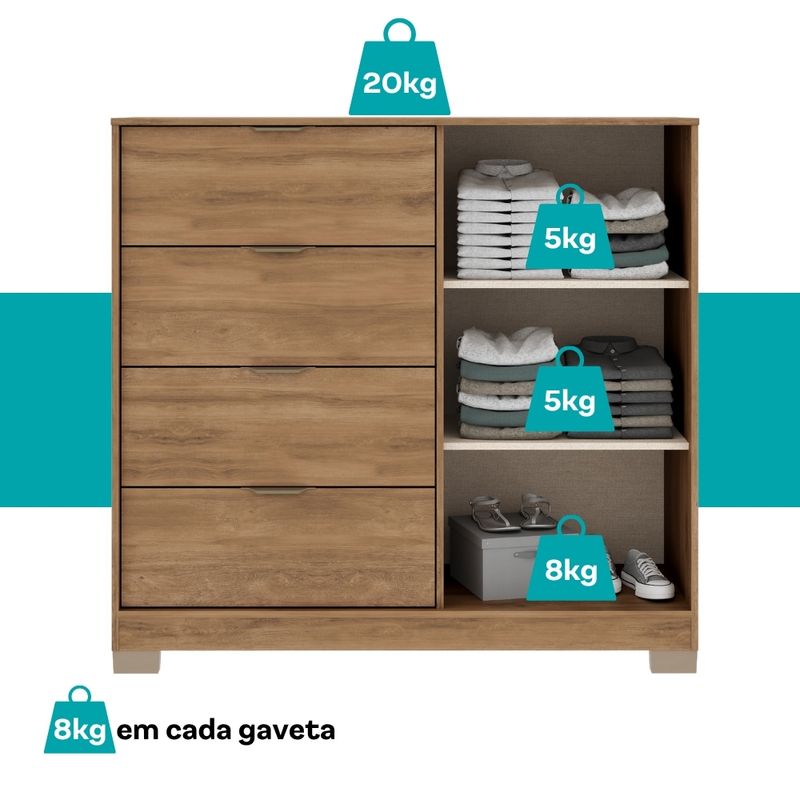 Comoda-4-Gavetas-2-Portas-Carraro-Freijo-05
