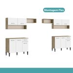 Armario-de-Cozinha-Compacta-Arizona-Tiny-Carraro-Carvalho-com-Branco