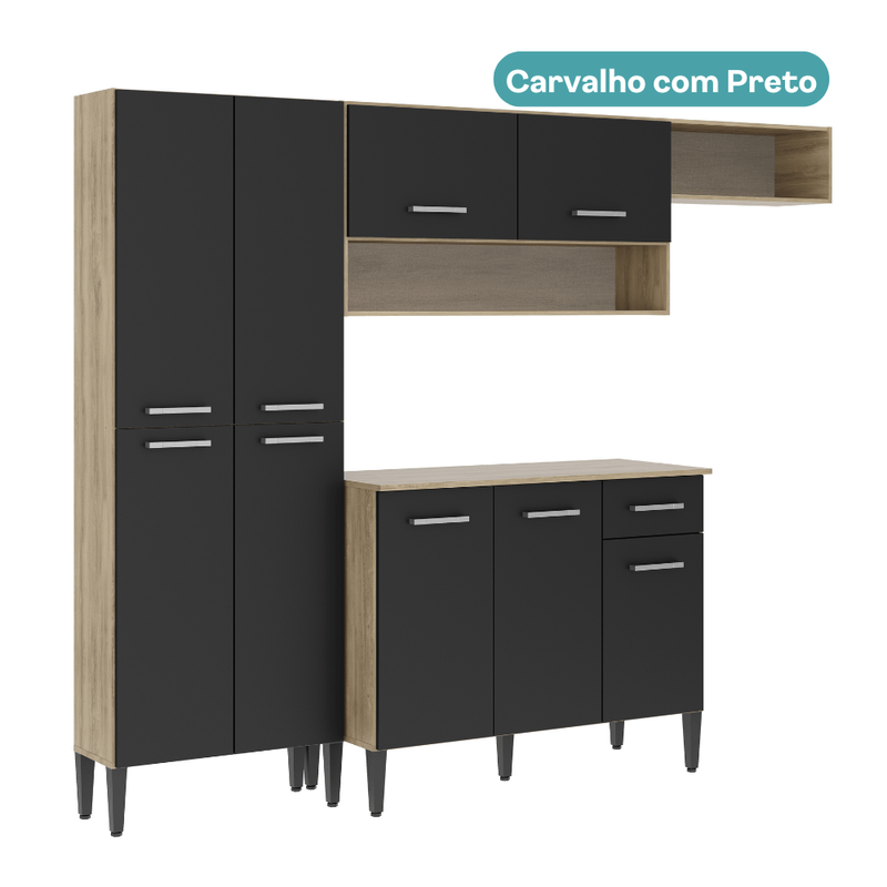 Armario-de-Cozinha-Compacta-com-Balcao-Arizona-Glam-Carraro-Carvalho-com-Preto_02