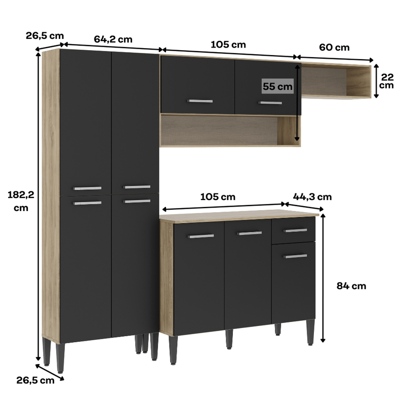 Armario-de-Cozinha-Compacta-com-Balcao-Arizona-Glam-Carraro-Carvalho-com-Preto_04