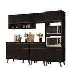 Armario-de-Cozinha-Completa-c-Balcao-Atlanta-Studio-Carraro-Preto-Touch-01ML