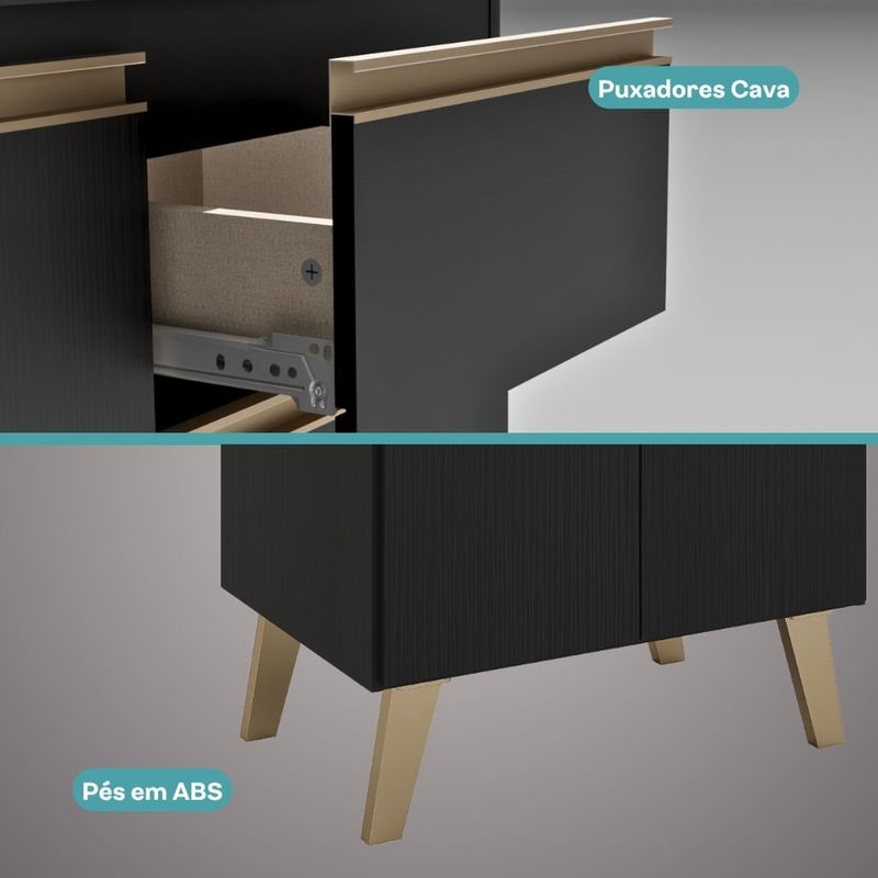 Balcao-com-Tampo-mdp-1-Prateleira-Atlanta-Carraro-Preto-Touch-06