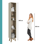 Paneleiro-2-Portas-3-Prateleiras-Atlanta-Carraro-Amendoa-04