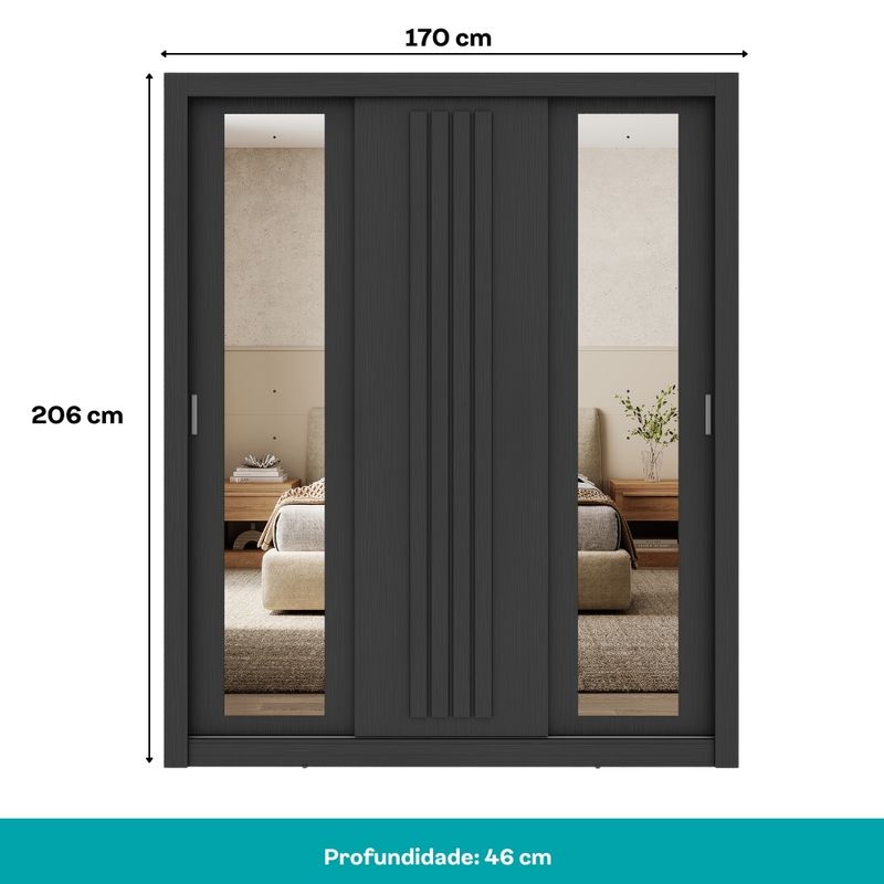 1183-Guarda_Roupa_Casal_3_Portas_Doha_c_Espelhos_Laterais_Carraro_-Preto_Touch_04