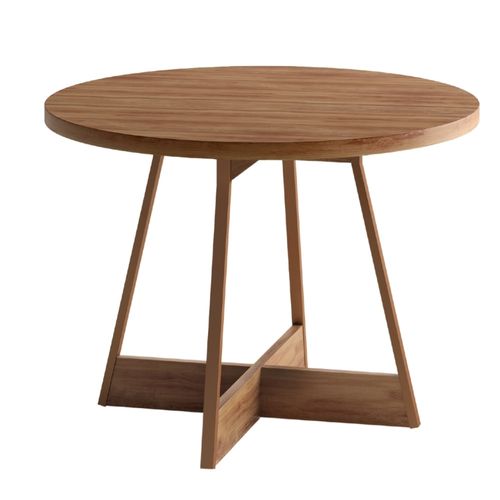 Mesa de Jantar Redonda Átria 1594 Carraro Nogal