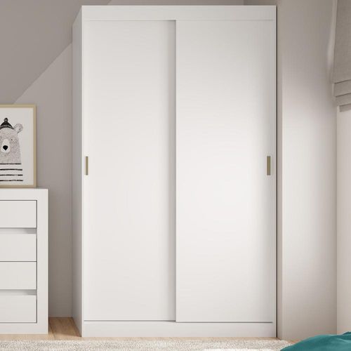 Guarda Roupa Infantil 2 Portas 2 Gavetas Branco Carraro Noah