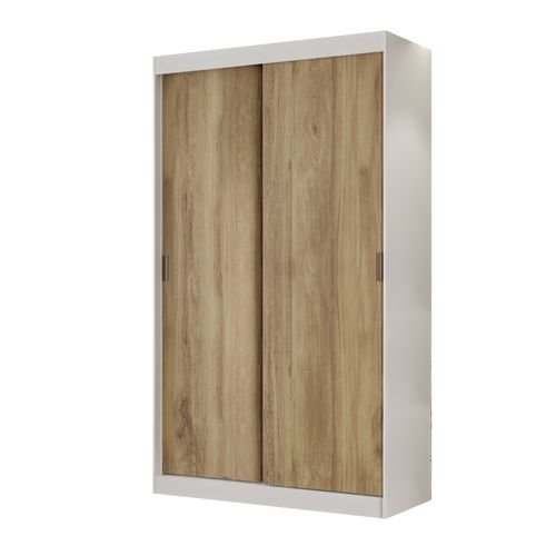 Guarda Roupa Casal 2 Portas 2 Gavetas Branco Carraro Noah