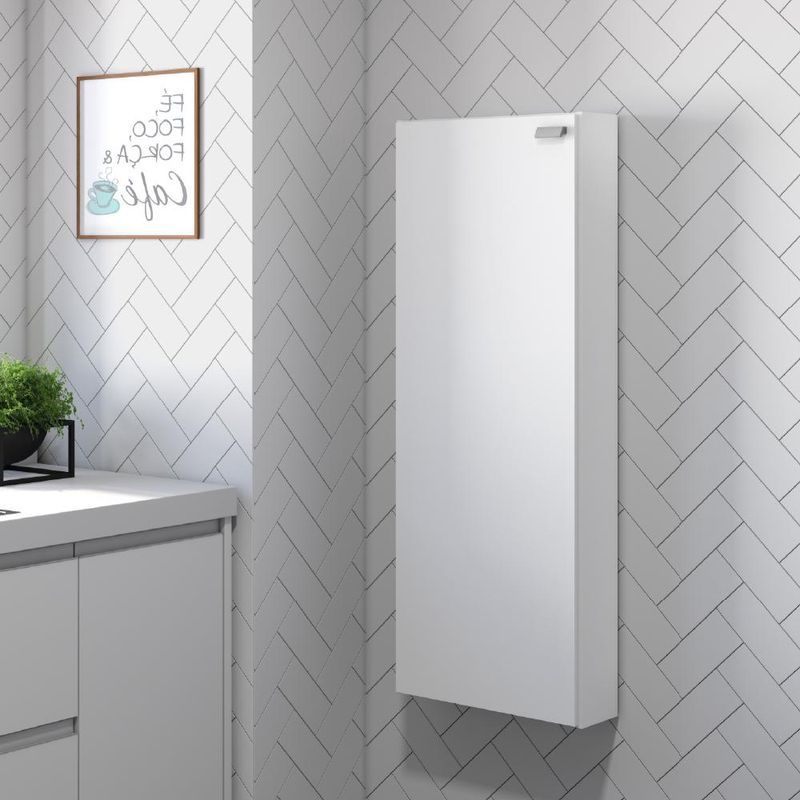 Armário Cozinha Utilitário 1 Porta Branco Carraro-1769185625856