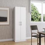 Armário Escritório 2 Portas Branco Carraro-1769186965803