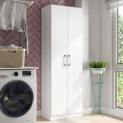 Armário Lavanderia 2 Portas Branco Carraro