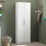 Armário Utilitário Multiuso 2 Portas Branco Carraro-1769188160785