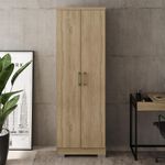 Armário Escritório 2 Portas Noce-1769193170094