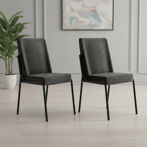 Conjunto 2 Cadeiras de Jantar 1749 Carraro Grafite