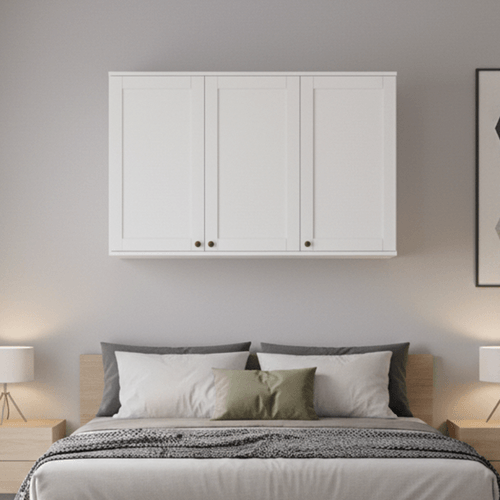 Armário Aéreo Milla 120cm 3 ptas Branco